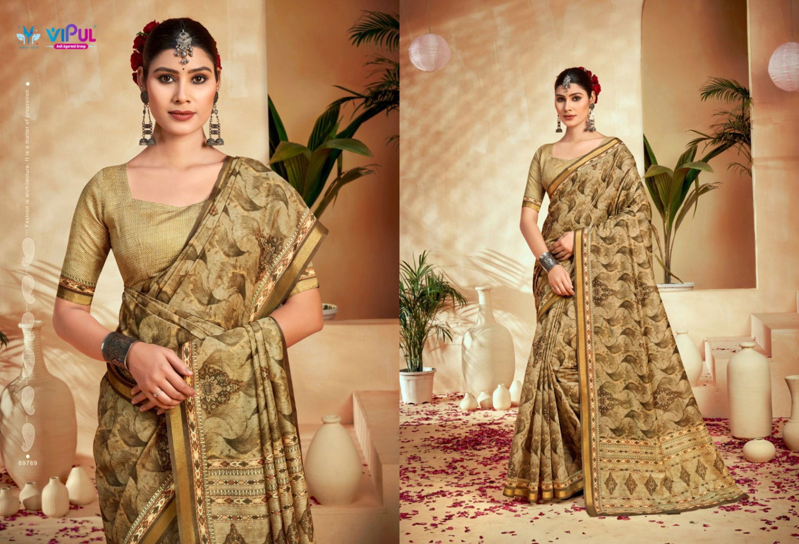 Amrapali Vol 3 By Vipul Cotton Daily Wear Saree Wholesale Market In Surat